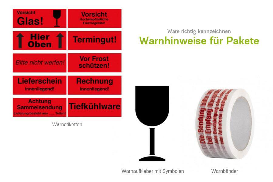 König Werbeanlagen Hinweisschild Warnetikett Vorsicht zerbrechlich