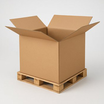 Palettencontainer Beispiel eines Paletten Containers auf Palette