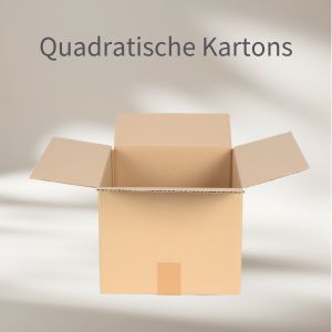 Quadratischer Karton