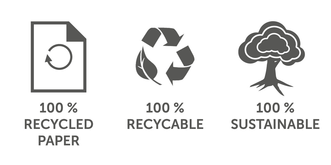 Kartonagen von Boxboss sind voll recycelbar und umweltfreundlich Kartonagen von Boxboss sind voll recycelbar und umweltfreundlich
