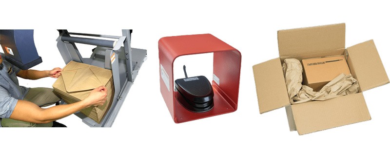 Vorteile der Protect Fill Papierpolstermaschine