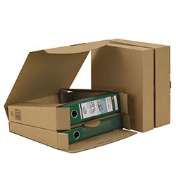 Braune Ordnerverpackung