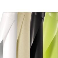 Seidenpapier Rollen in den Farben weiß, schwarz, grün und Seidenpapier aus Graspapier