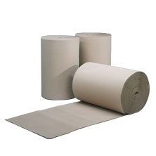Braune Rollenwellpappe von enviropack