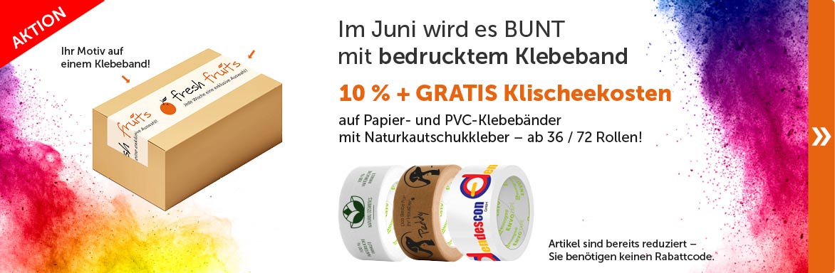 AKTION: 10 % + GRATIS Klischeekosten