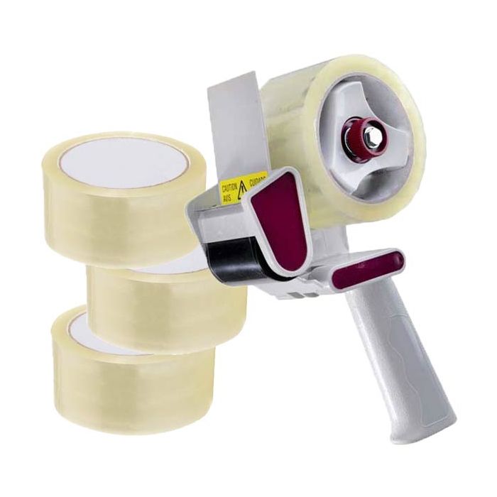 TOOLCRAFT Distributore Per Nastro Adesivo Rosso - Larghezza Massima 50mm - Foto 7