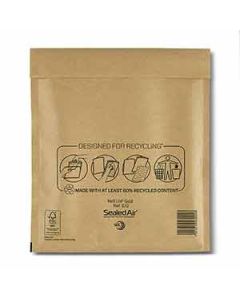 Luftpolster Versandtasche Gold