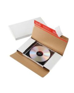 Jewelcase Versandbrief DIN lang, weiß