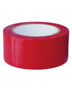Packband rot (PVC) 50 mm x 66 lfm.