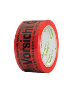 PVC Warnband "Vorsicht Glas", 48 mm x 66 m