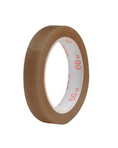 Dünnes Klebeband, 19 mm x 66 m, braun - PVC