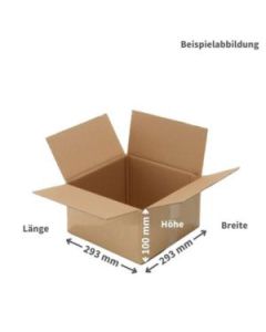 Faltkarton 293 x 293 x 100 mm 1-wellig 