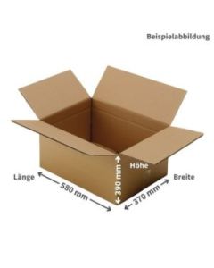 Faltkarton 580 x 370 x 390 mm 2-wellig
