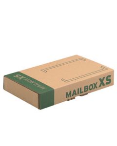 Mailbox Karton XS, 242 x 148 x 38 mm, DIN A5, braun