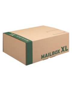 Mailbox Karton XL, 460 x 333 x 174 mm, DIN C3, braun