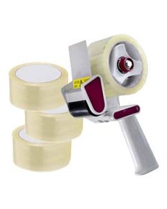 BASIC Klebeband-Sets - Klebeband mit Abroller im Set
