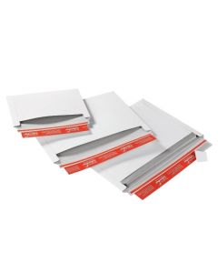 Versandtaschen mit Querbefüllung weiß