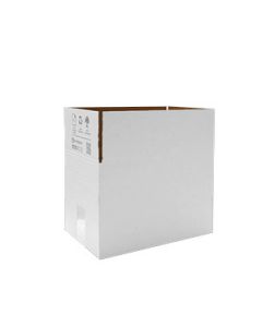 Faltkarton 2-wellig 500 x 400 x 400 mm, weiß, nachhaltig
