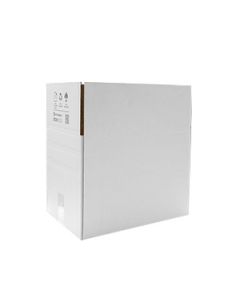 Faltkarton 2-wellig 350 x 250 x 250 mm, weiß, nachhaltig