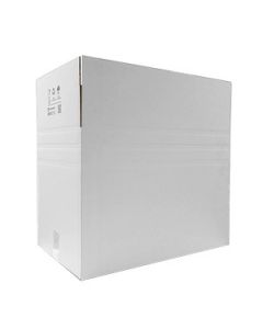 Faltkarton 2-wellig 580 x 370 x 390 mm, weiß, nachhaltig