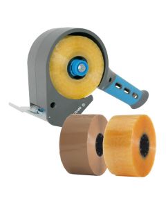 2 x Klebeband 48 mm x 180 m ZeroTape/® Paketbandabroller inkl stark klebendes Paketband Packbandabroller Ergonomiepreis 2018
