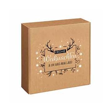 Geschenkbox "Frohe Weihnachten" 293 x 295 x 95 mm Geschenkbox "Frohe Weihnachten" 293 x 295 x 95 mm