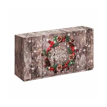 Präsentkarton 2er "Weihnachtskranz" Präsentkarton 2er "Weihnachtskranz"