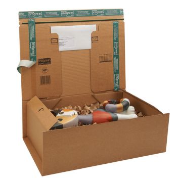 Postbox "Secure" braun  600 x 420 x 110 mm, DIN A4+