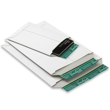 Versandtasche Vollpappe weiß, 255 x 342 x -30 mm Versandtasche Vollpappe weiß, 255 x 342 x -30 mm