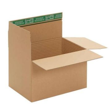 Karton mit Automatikboden, 165 x 120 x 100 mm, Höhenrillung 70-100 mm Karton mit Automatikboden, 165 x 120 x 100 mm, Höhenrillung 70-100 mm
