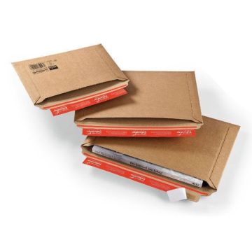 Wellpapp-Versandtaschen mit Querbefüllung in verschiedenen Größen - 340 x 235 x -35 mm