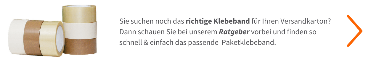 Ratgeber für Packband