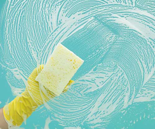 Pakete richtig beschriften Doppelseitiges Klebeband von Glas entfernen