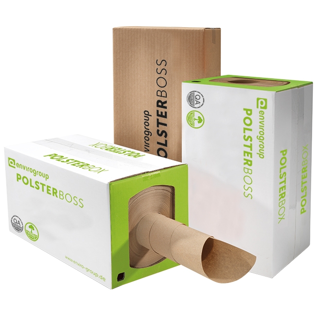 Polsterbox - das Papierpolster aus der Box