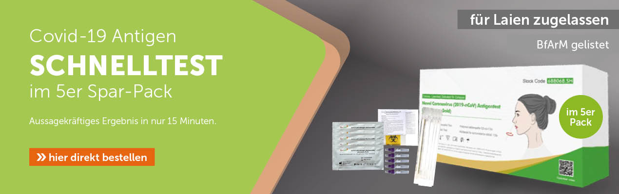 Covid-19 Antigen Schnelltest im 5er Pack