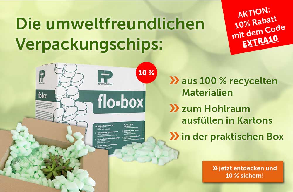 10% Aktion auf FloPak Verpackungschips