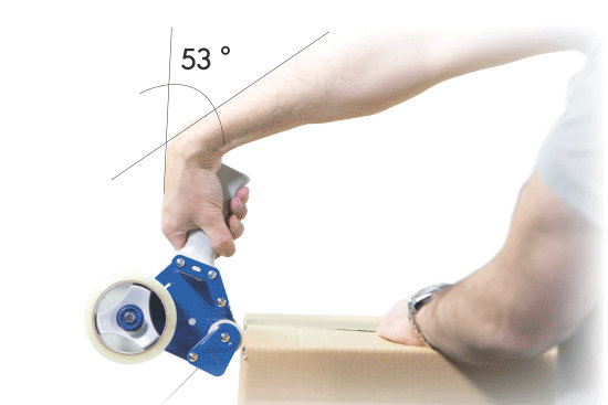 Herkömmlicher Handabroller - extrem steil und angespannt Herkömmlicher Handabroller - extrem steil und angespannt